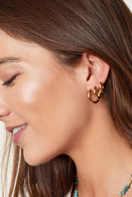Afbeelding in Gallery-weergave laden, Creoles set 3 hoop earrings Gold Color Stainless Steel