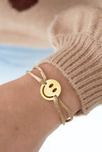 Afbeelding in Gallery-weergave laden, Satin bracelet with smiley
