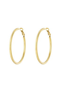 Basic Hoop earrings L