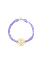 Afbeelding in Gallery-weergave laden, Satin bracelet with smiley
