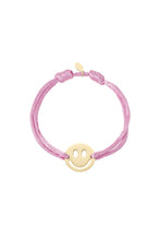 Afbeelding in Gallery-weergave laden, Satin bracelet with smiley
