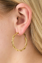Afbeelding in Gallery-weergave laden, Stainless Steel Hoop Earrings Geometric Casual Daily Simple Series Women&#39;s jewelry
