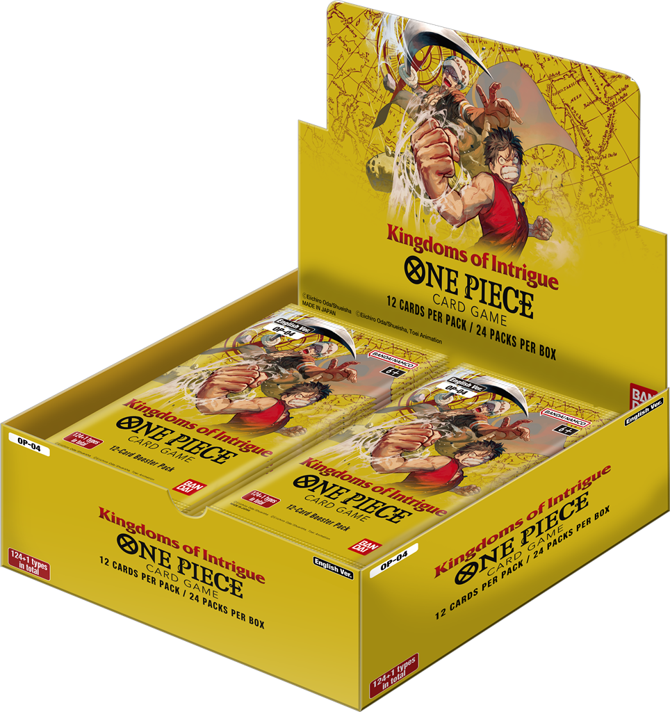 One Piece Card Game Kingdoms Of Intrigue Op04 Booster Display (24 Packs) - En - Pre Order - Kakketoemea