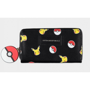 Pokémon - Pickachu Girls Zip Around Wallet - Kakketoemea