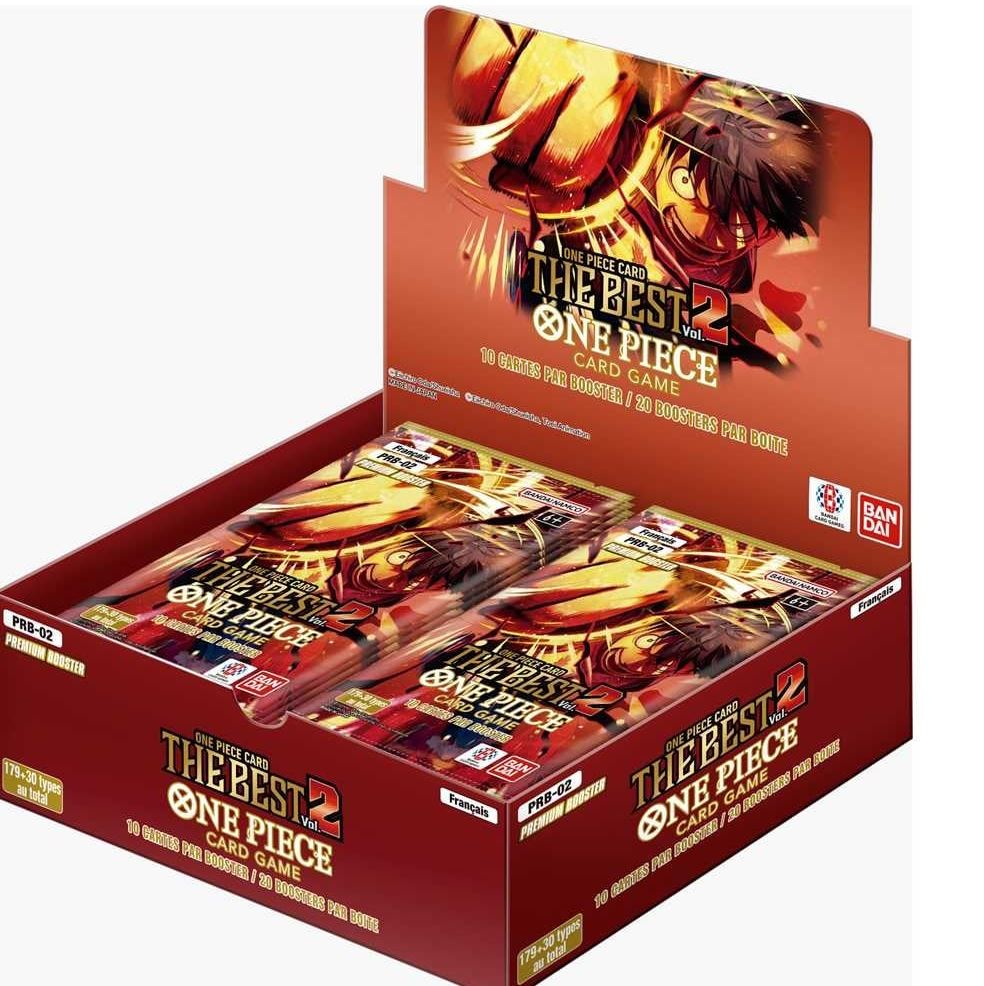 One Piece Card Game PRB-02 The Best Vol.2 Booster Box Premium Booster Display (20 Packs) - EN